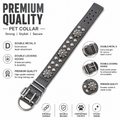 Premium Tactical Dog Collar with Double Locking Buckle | Heavy Duty Adjustable Military Pet Collar