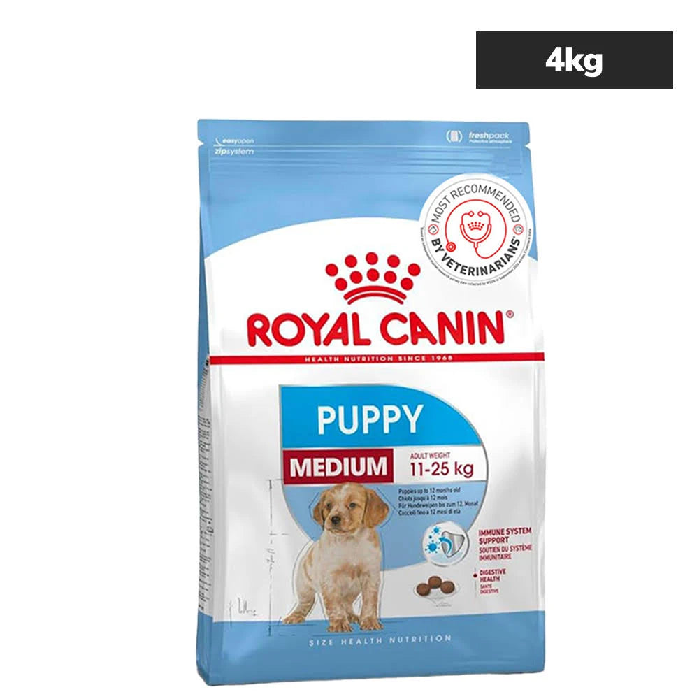 Royal Canin medium  Puppy Dry Dog Food 4kg (10% OFF)